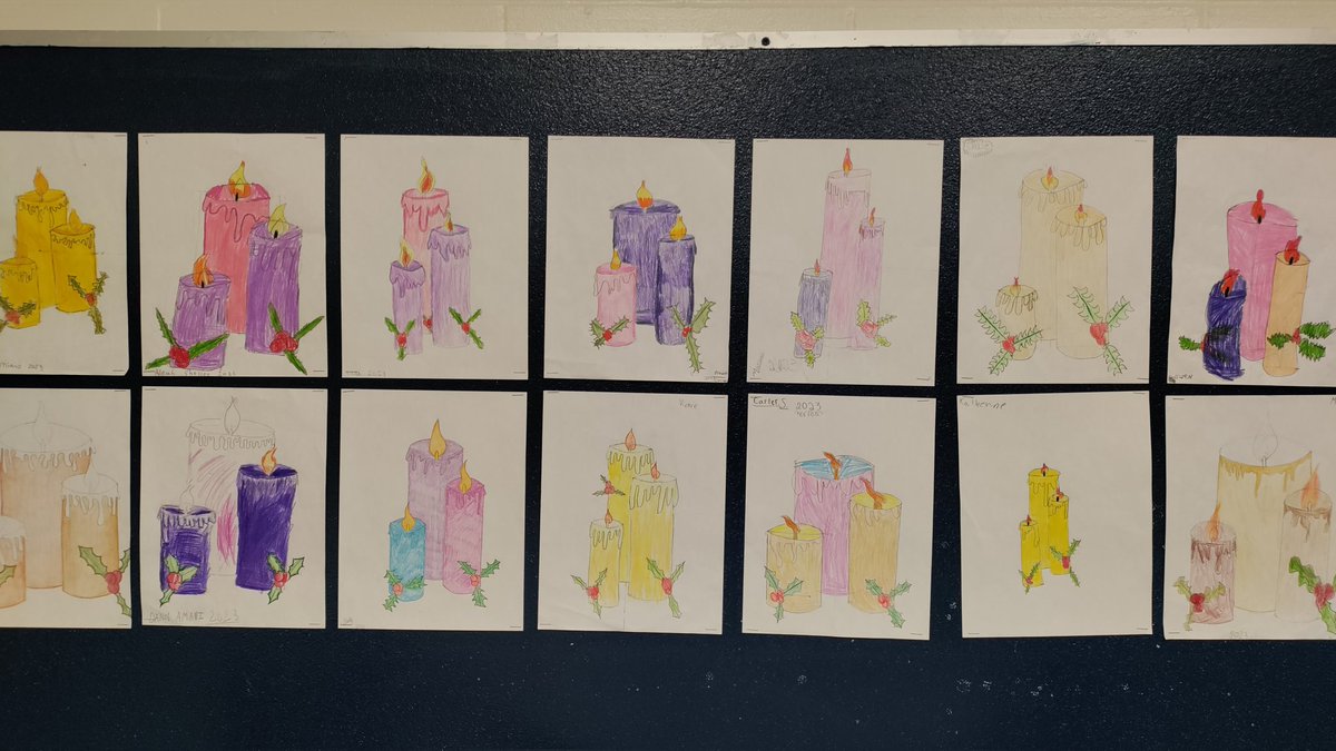 mralexng's tweet photo. Tis the season for some lovely Christmas art! #ocsbcreativity @AssisiOCSB https://t.co/SkZtkPLrjc