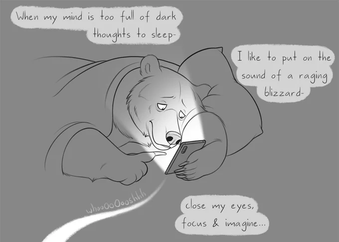 I hope you spent the longest night tucked up safe and warm 🌙🌠🐻💤 #OldBearComics #TheBearMinimum