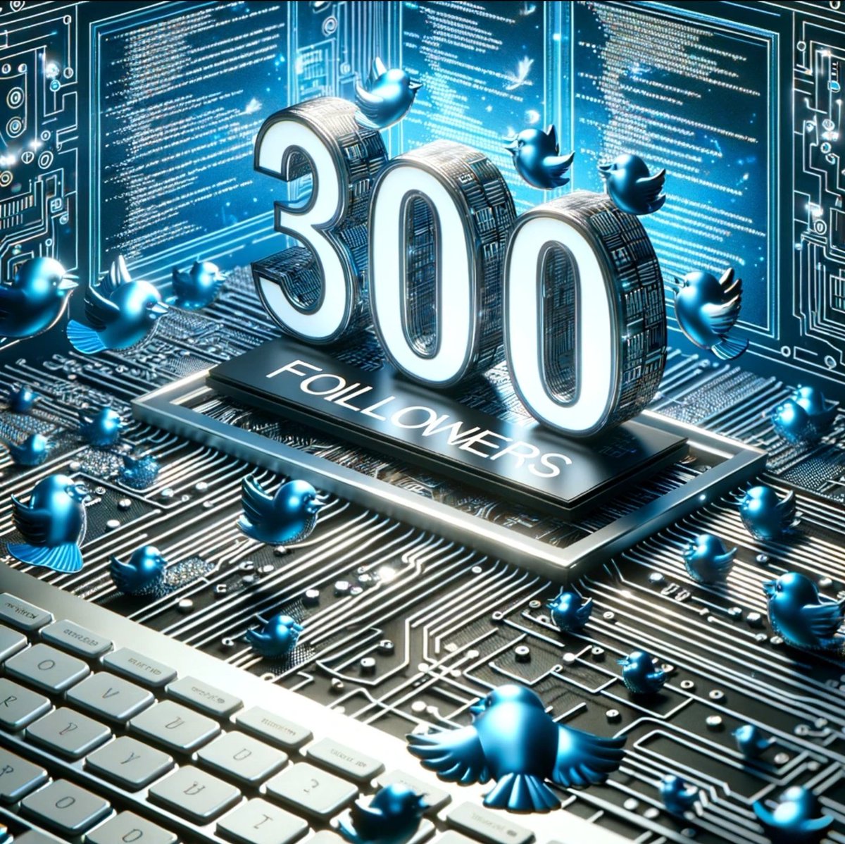 🎉🙌 Thank you, everyone, for helping me reach 300 followers! Here's to many more adventures and connections on this amazing journey! 🚀🥳 #300Followers #Grateful