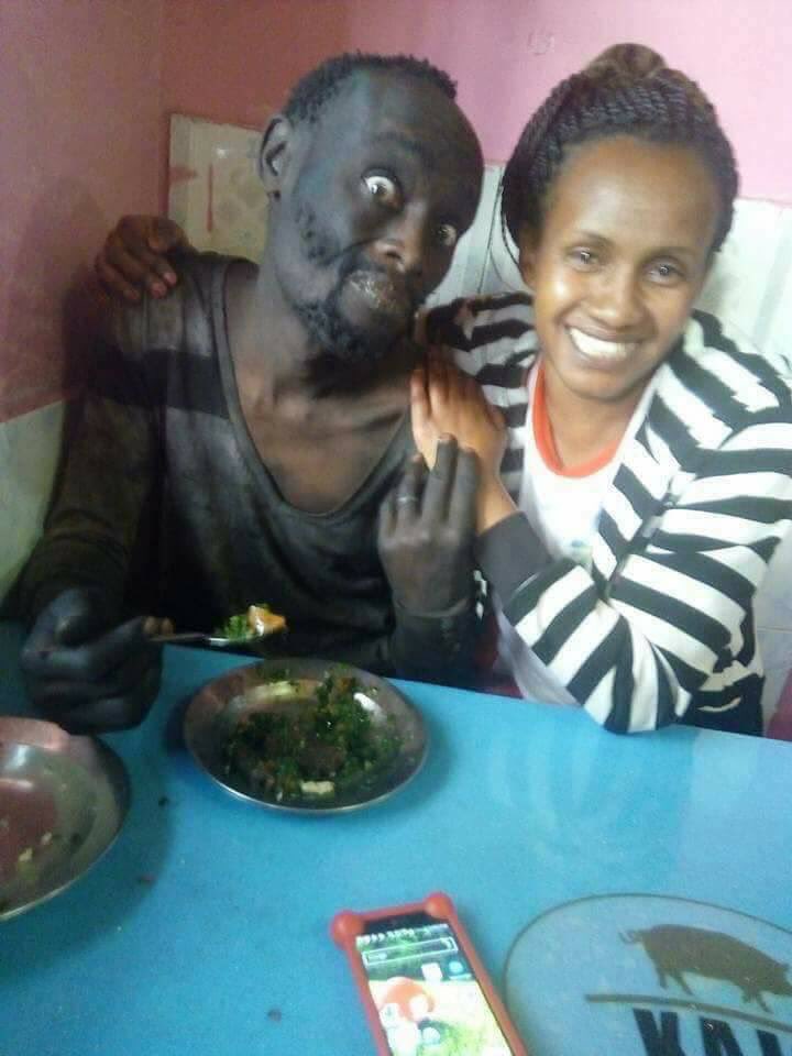 Shout out to this lady named Wanja who met her childhood friend who had run mad because of drugs she took him to rehab. Real friends exist.