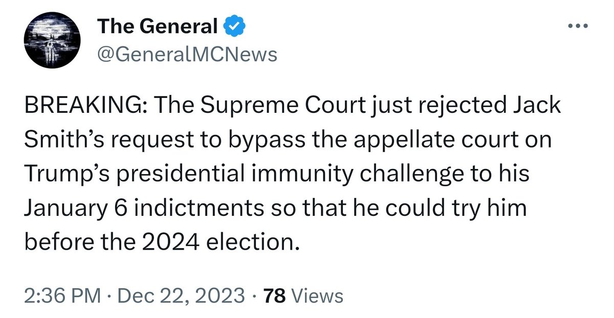 Supreme Court makes its move right on schedule. Clarence Thomas - 1 Establishment - 0 This will be a long battle.