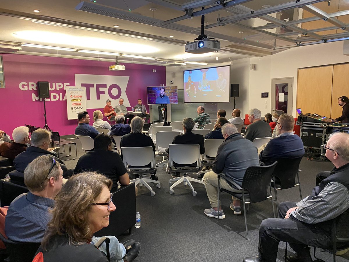 Applied_tweets's tweet image. Thank you to SMPTE Toronto Section and Groupe Média TFO for hosting a fantastic December 2023 meeting focused on UHD in Virtual Production! 🎥🌈📺
#AppliedInnovation #VirtualProduction #UHD #Broadcast #TFOstudios #GroupeMédiaTFO #AppliedElectronics