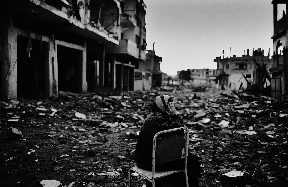 'The expression that there is nothing to express, nothing with which to express, nothing from which to express, no power to express, no desire to express, together with the obligation to express.' Samuel Beckett, Three Dialogues Jan Grarup, Gaza. 2008-2009