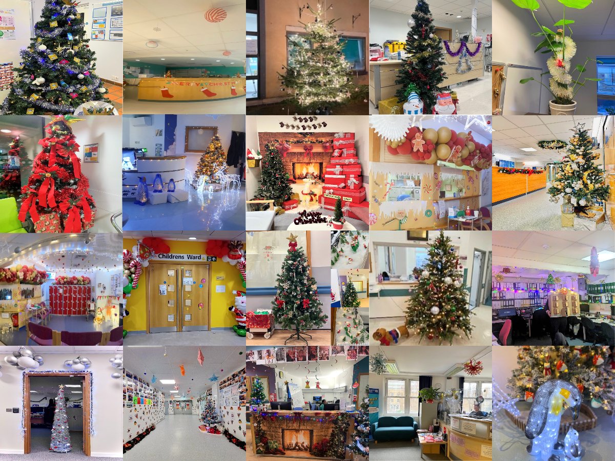 🎄 #Christmas cheer at King's! 📸 As we head into the weekend we're sharing how we're celebrating #Christmas2023 at our hospitals! #TeamKings