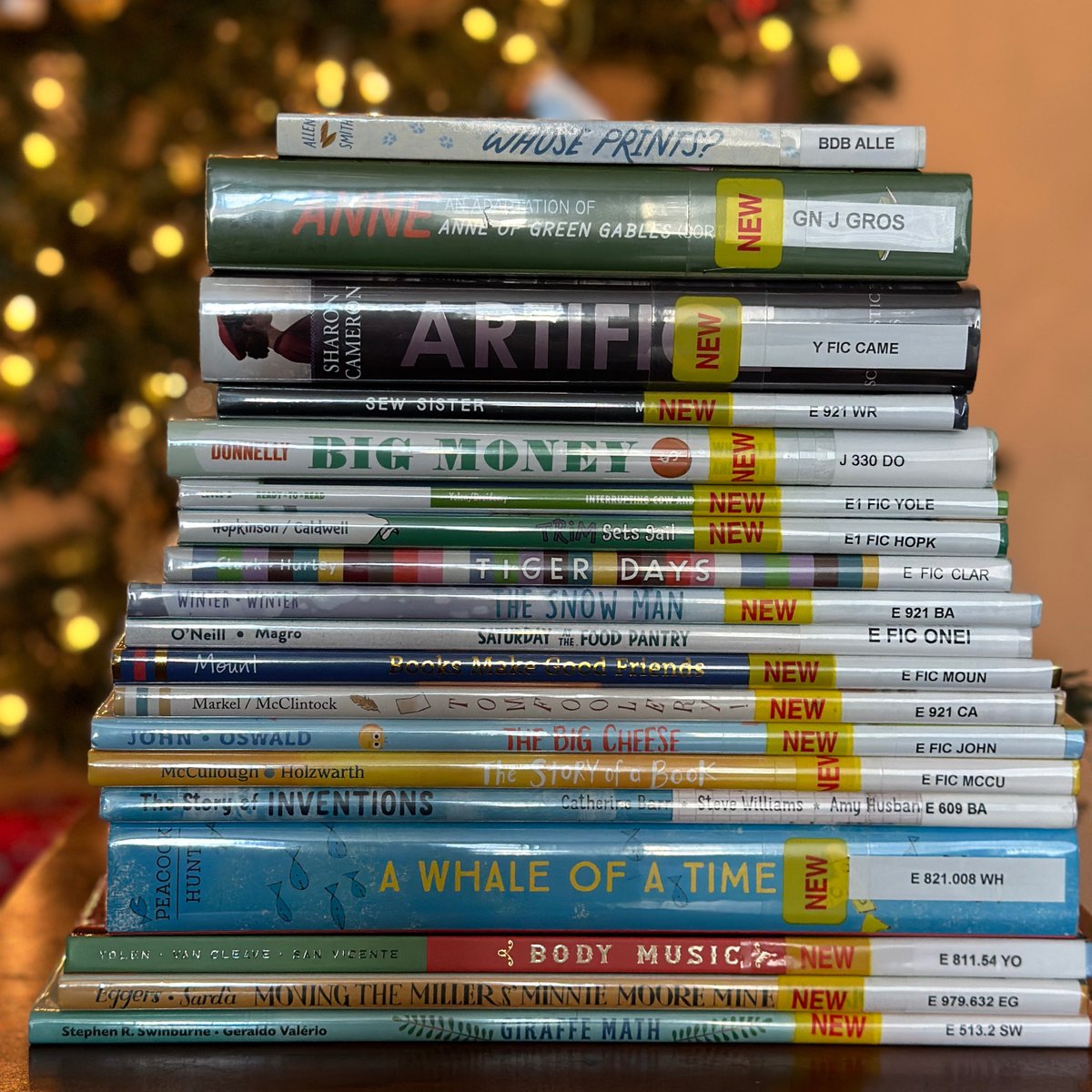 ✨We're staying local this holiday, so I checked out lots of library books! Here's my holiday #LibraryHaul. 📚 What are *you* reading? #AmReading #YA #MG #PB #ChildrensBooks