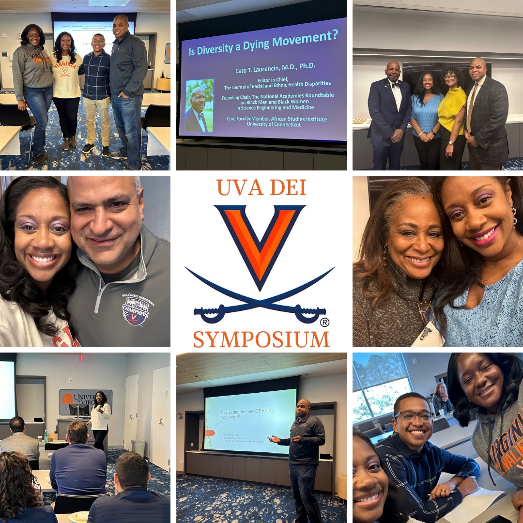 It was great co-directing the DEI course at UVA in Charlottesville! UVA Ortho generously hosted this event and Dr. Cato Laurencin, our keynote speaker, spoke to us on how to keep DEI efforts sustained. #diversityequityandinclusion #leadership #orthopaedics