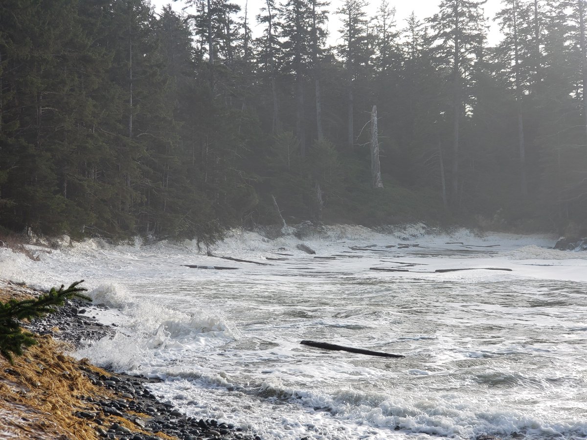 Wave Hazard Advisory issued for Pacific Rim National Park Reserve, Dangerous Waves, Strong Currents and Possible Upper-shoreline Flooding – December 25-28, 2023. ow.ly/YKK350Qlz1Y