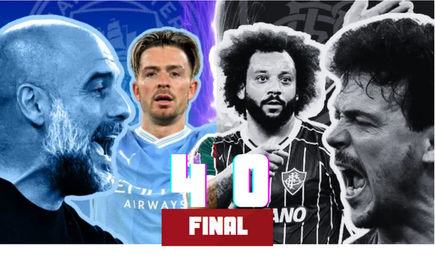 LiveContent's tweet image. FINAL
MACHESTER CITY (4) - FLUMINENSE (0)

*Citizens dominate in the match
*Even without halland, they secured a rout and complete possession
*Will oasis reunite again?