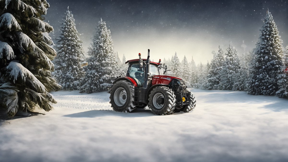 Even very far north, CNH Industrial equipment is ready to get the job done. 
 
Happy Holidays from #CNHIndustrial #CaseIH <a href="/Case_IH/">Case_IH</a>