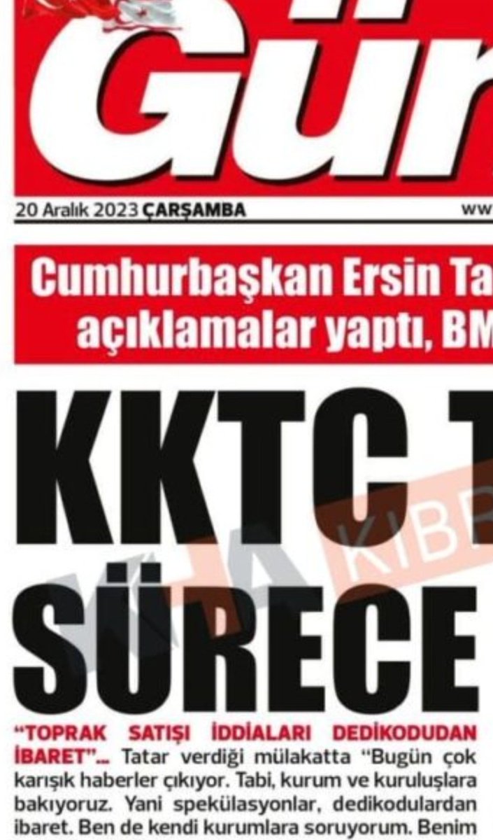 CB Tatar yayınladığım onca belgeye karşın hala İsraillilerin yoğun toprak aldığına ilişkin yayınların 'SADECE DEDİKODU' olduğunu iddia etmeye devam ediyor Vatan Topraklarının İsrailliler tarafından satın alınmasından rahatsız olan Devlet dairelerindeki vatanseverlerin gönderdiği+