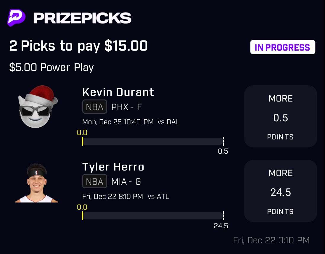 Check out my #NBA @PrizePicks entry using this link: Use code “five” to double your initial deposit up to $100 prizepicks.onelink.me/gCQS/shareEntr…