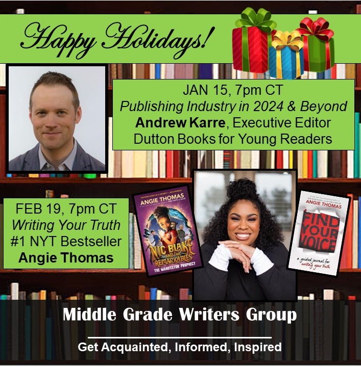 Ho! Ho! Ho! What an incredible gift to have these two presenters @MGWG_MN in the new year! Get more information and Register Free: bit.ly/3PU0QPv Happy Holidays! Connie Kingrey Anderson #WritingCommunity #Authors