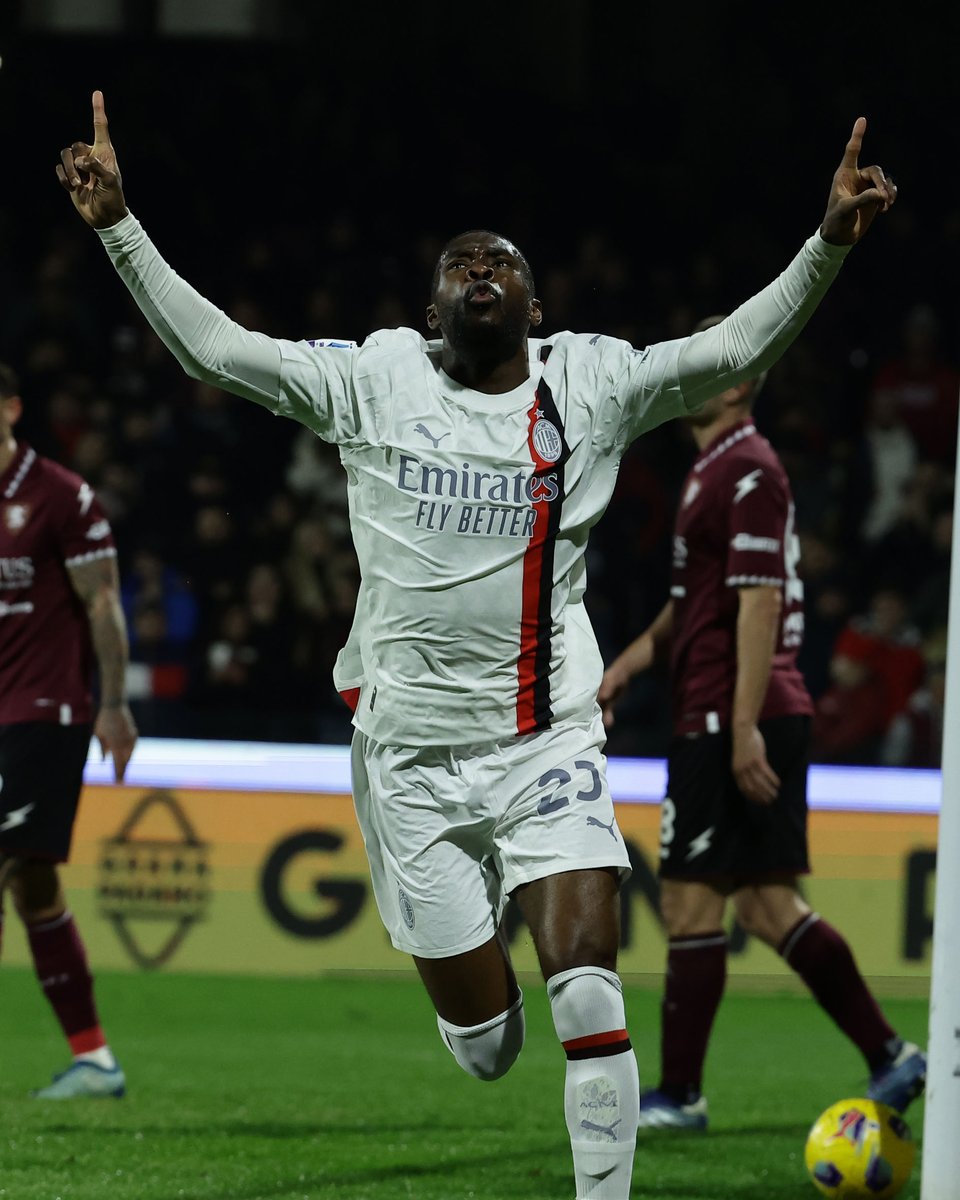 ⚽️ @fikayotomori_ with his third goal in #SerieA this season ⚡️ #SalernitanaMilan