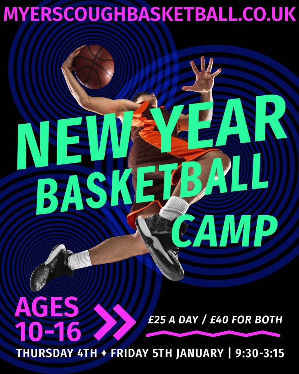 Get back in the groove after Xmas with our New Year, 2 day camp! Hosted by @CoachCulley and @Tyreselacey Limited places - forms.office.com/pages/response…