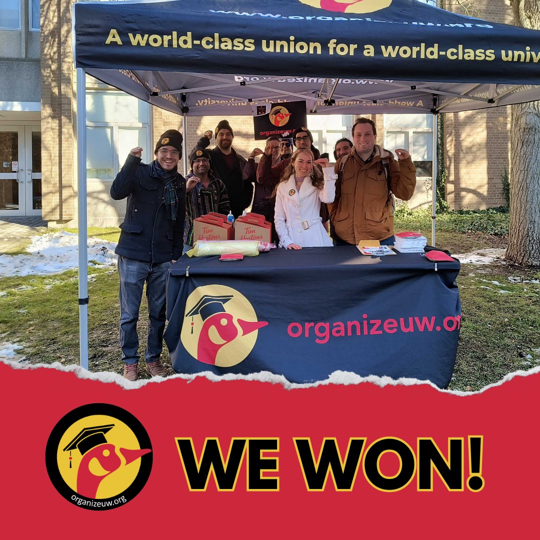 We won!!!!!!!! 🏆 We’ve got big news to share with you – today our union YES vote was successful! This is an incredible achievement and everyone had an important role to play – this was truly a team effort! Ballots counted: 1440 ✅ YES: 1183 ❌ NO: 110