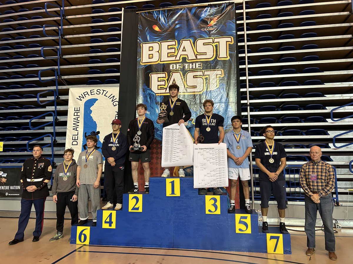 Congrats to Haden Bottiglieri '24 who finished 4th at the highly prestigious Beast of the East wrestling tournament.  Haden is ranked #25 by in country by Sports Illustrated and #20 by Rokfin Wrestling.