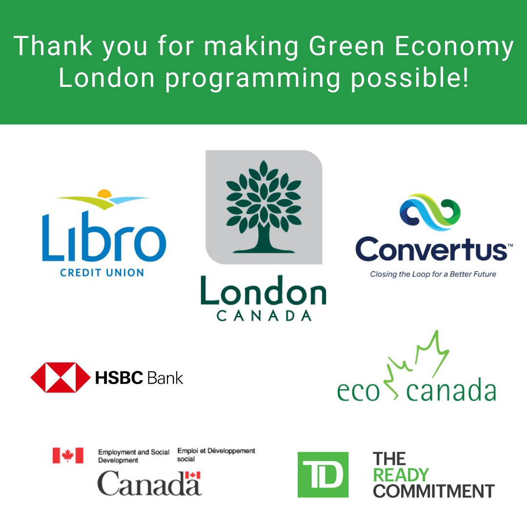 THANK YOU to the sponsors and supporters that make our programming possible. 2023 has been an impactful year and we’re excited to continue to accelerate business sustainability in #LdnOnt, 2024 here we come! #greeneconomy #environment #sustainablebusiness #HSBCcommunity