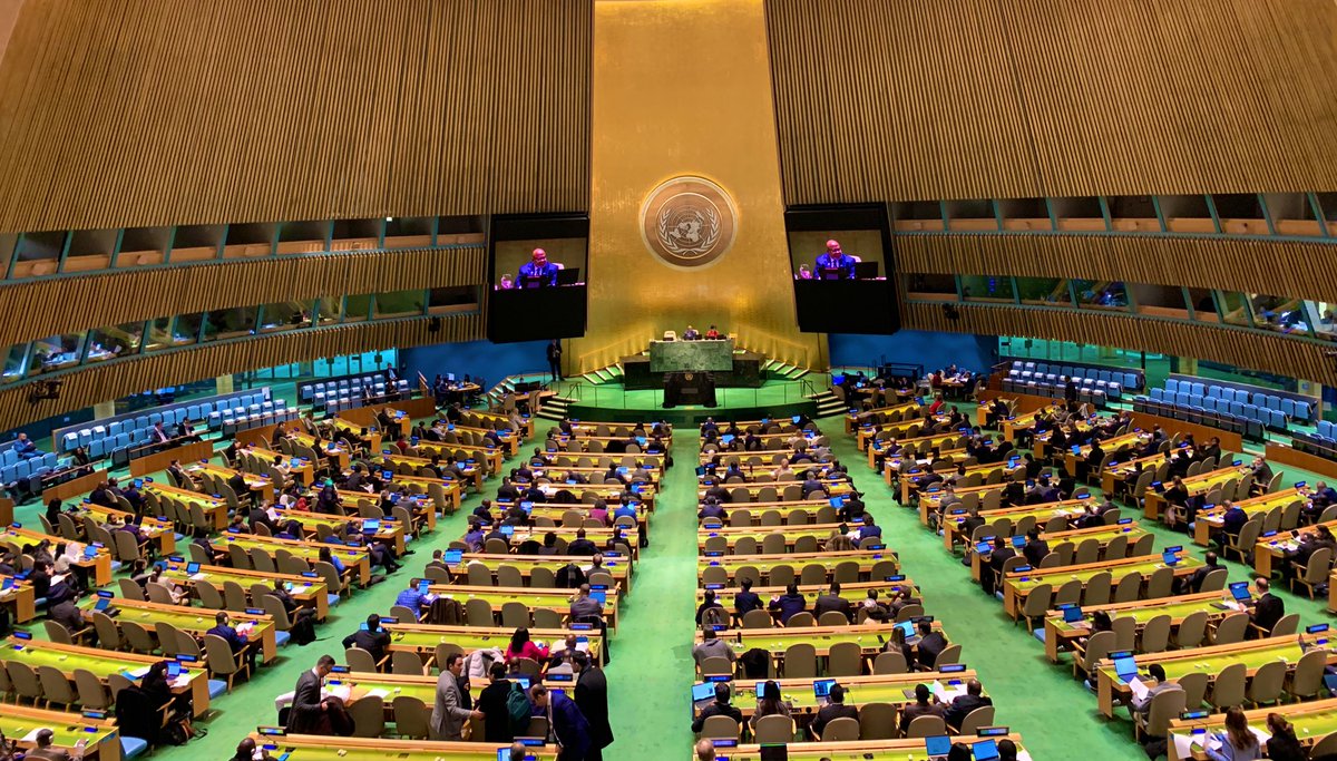 napf's tweet image. We’re at #UNGA for the vote on #FirstCommittee resolutions on nuclear disarmament. Awaiting the vote on Kazakhstan 🇰🇿 and Kiribati 🇰🇮 resolution on #NuclearJustice. @DisarmKaz @KazakhstanUN @KiribatiGov