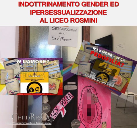 🌈❌LA POSTA DEL SESSO❌

#22dicembre 
#News_UE_Italy #Child_Abuse #Gender_Mainstreaming #CSE

tinyurl.com/yss5vf9c