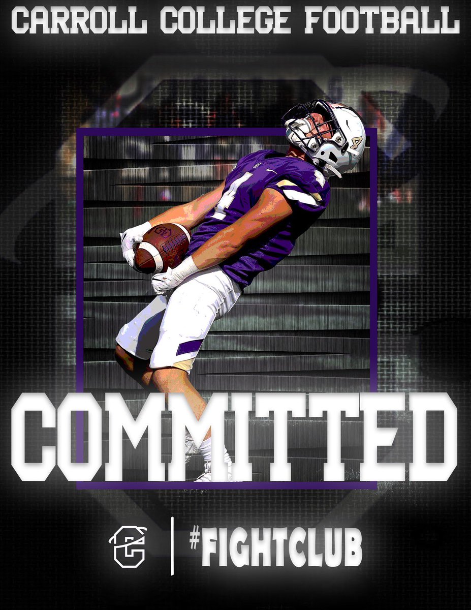 Brody Call (@brody_call_fb) on Twitter photo After a great visit and great talk with <a href="/CoachTPurcell/">Coach Troy Purcell</a> I’m excited to say I have excepted a scholarship offer to play at Carroll College next year.
Thank you to all my coaches and teammates!
Go Saints!
<a href="/RandyBandelow/">Coach Randy Bandelow</a> <a href="/RAREAcademyID/">RARE Academy</a> <a href="/GurkhaStick/">Capital Football</a> After a great visit and great talk with <a href="/CoachTPurcell/">Coach Troy Purcell</a> I’m excited to say I have excepted a scholarship offer to play at Carroll College next year.
Thank you to all my coaches and teammates!
Go Saints!
<a href="/RandyBandelow/">Coach Randy Bandelow</a> <a href="/RAREAcademyID/">RARE Academy</a> <a href="/GurkhaStick/">Capital Football</a>