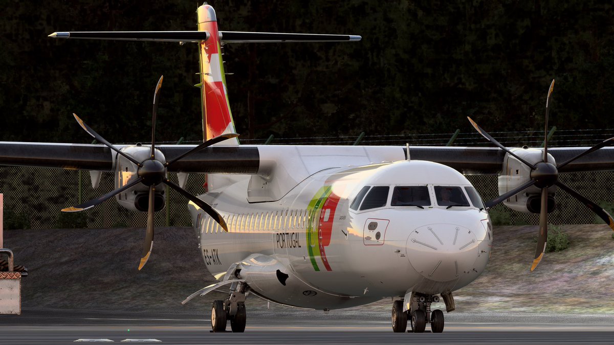 We promise... This is in-sim. 

📸 by discord user castrojr #MSFS2020 #Xbox #TAPPortugal #Aviation #ATR #Regional #AvGeek #Photography #Portugal