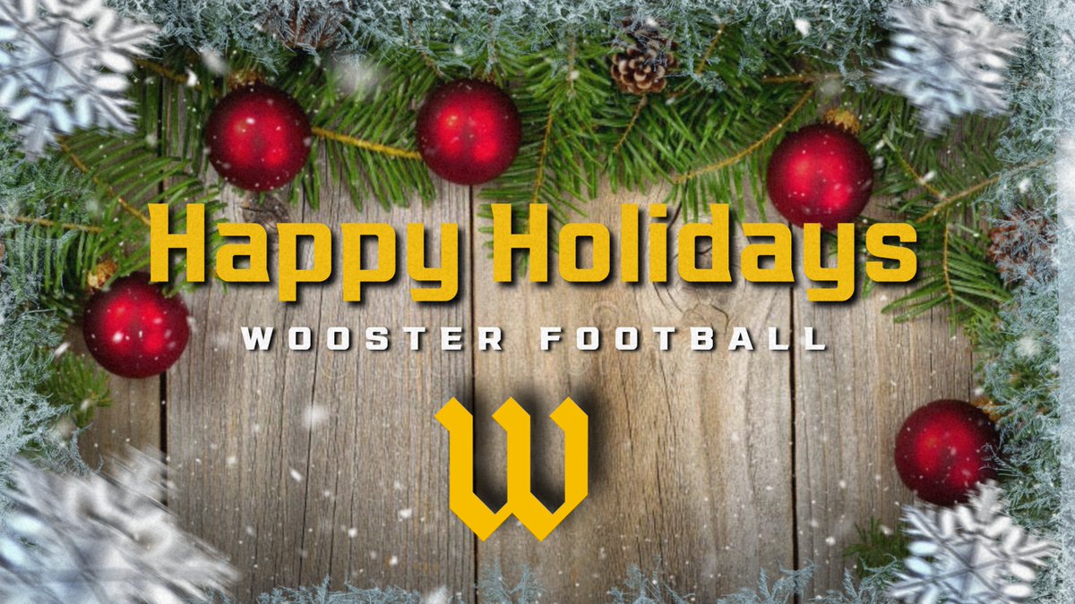 Happy Holidays from our family to yours! #GoScots #NCACFB #D3FB