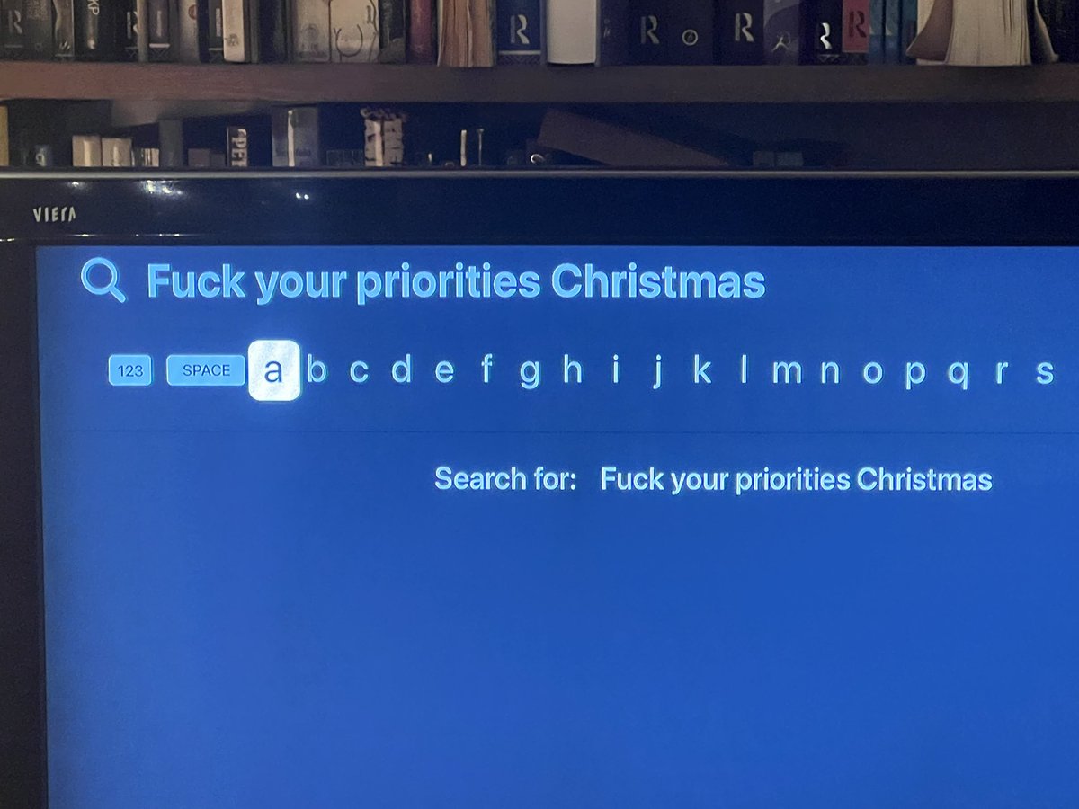 This is my attempt to ask Apple TV to find “Hercule Poirot’s Christmas” and honestly I’m quite hurt.