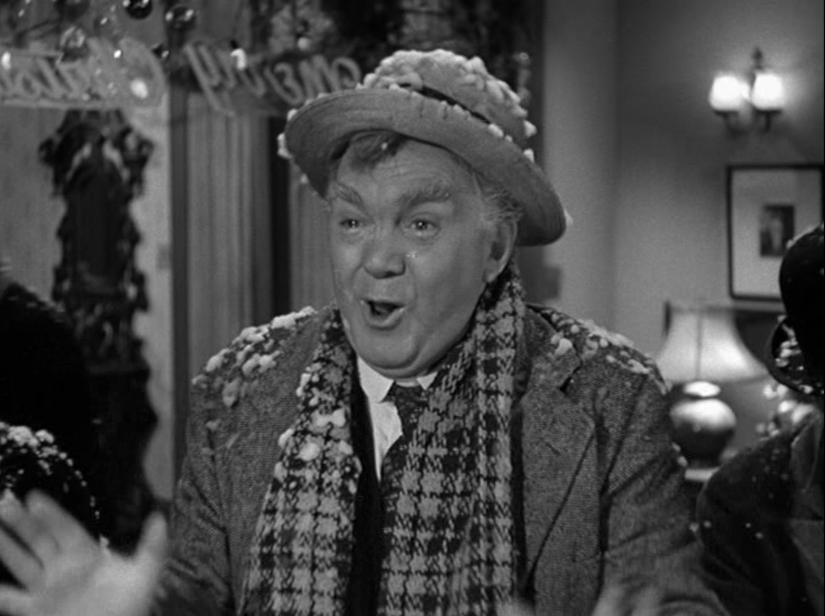 Fun fact: In the holiday classic, It's a Wonderful Life, Uncle Billy wasn't meant to fall into, what sounds like a bunch of trash cans, as it seems in the film. It was actually a crew member who dropped equipment during the take. Capra liked it so much he kept it in the final cut