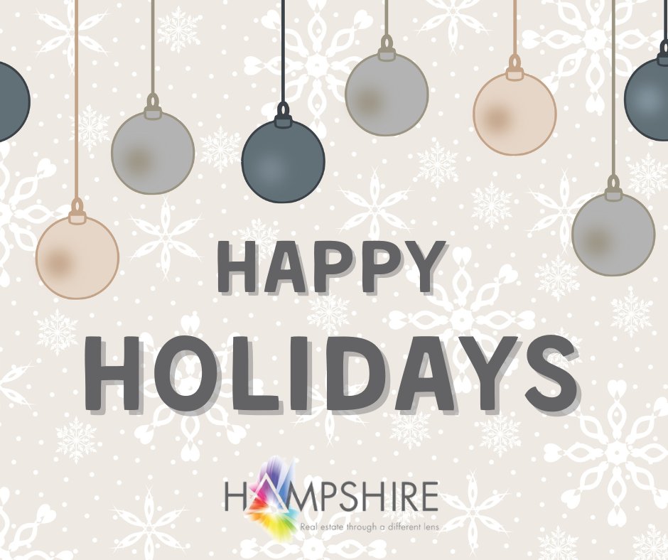 Season's Greetings from The Hampshire Companies! Have a wonderful holiday season.
