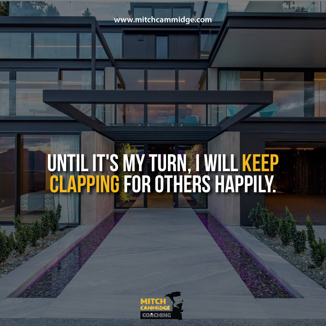 Patiently waiting for my turn, and in the meantime, spreading joy with applause.

Start transforming your business
Visit mitchcammidge.com

#patience #supportivenature #motivation #power #businessideas #entrepreneurship #businessman #mitchcammidge