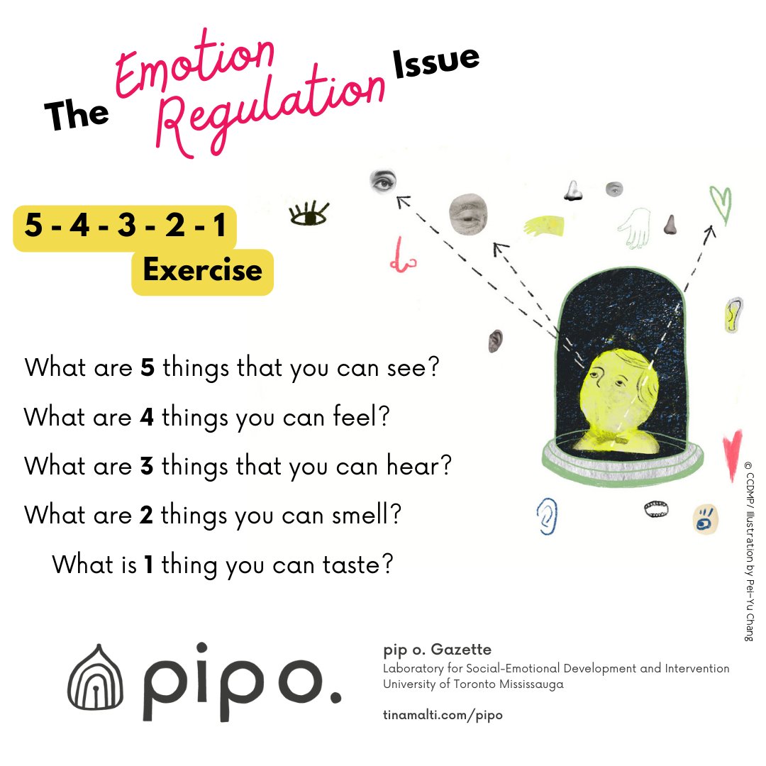 SEDI Lab at UTM (@sedilab) on Twitter photo Try out the 5-4-3-2-1 Exercise to help ground you when you are feeling overwhelmed. Check out the latest issue of the pip o. Gazette for more emotion regulation activities (link in bio)!
<a href="/UTMPsychology/">UTMPsychology</a> <a href="/UTM/">U of T Mississauga</a> Try out the 5-4-3-2-1 Exercise to help ground you when you are feeling overwhelmed. Check out the latest issue of the pip o. Gazette for more emotion regulation activities (link in bio)!
<a href="/UTMPsychology/">UTMPsychology</a> <a href="/UTM/">U of T Mississauga</a>