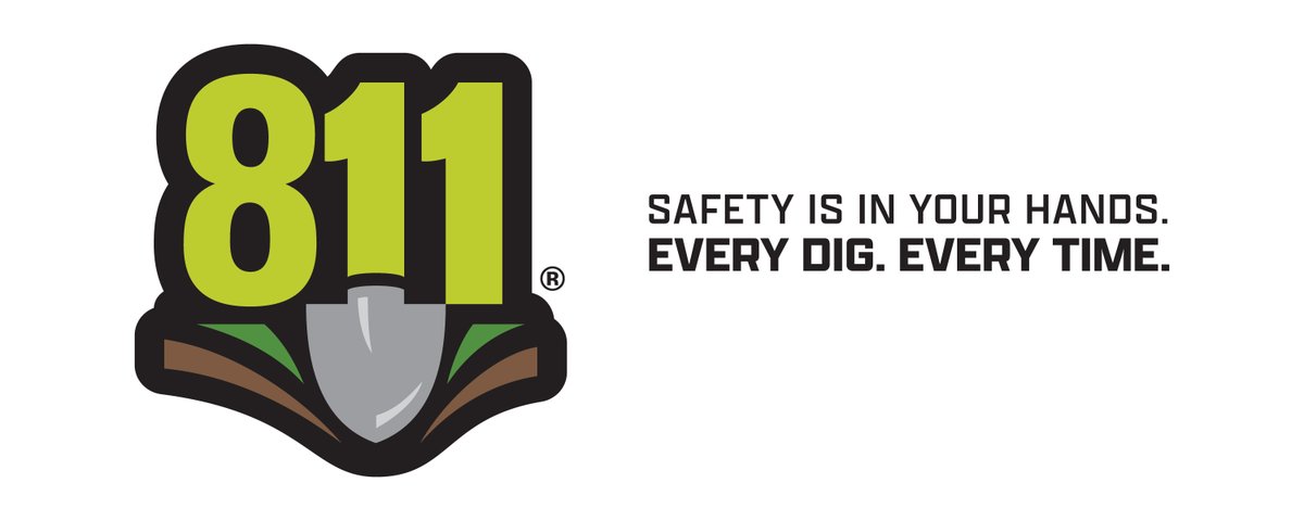 If you find that there are some nice days ahead and a yard project might be a good idea, make sure you contact 811 before you dig! Safety is in your hands! call811.com #EveryDigEveryTime #TheresALotAtStake @CGAConnect