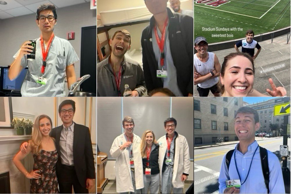 #GratefulFor my amazing co-residents <a href="/dvddliu/">David Liu</a> and <a href="/acglaser9/">Adam Glaser</a>. Impressed every single day by these two. Very lucky to call them teammates and more importantly, best friends 🧠❤️<a href="/BWHNeurosurgery/">Brigham and Women's Neurosurgery</a> <a href="/wenyalindabi/">Wenya Linda Bi</a>  <a href="/harvardmed/">Harvard Medical School</a>