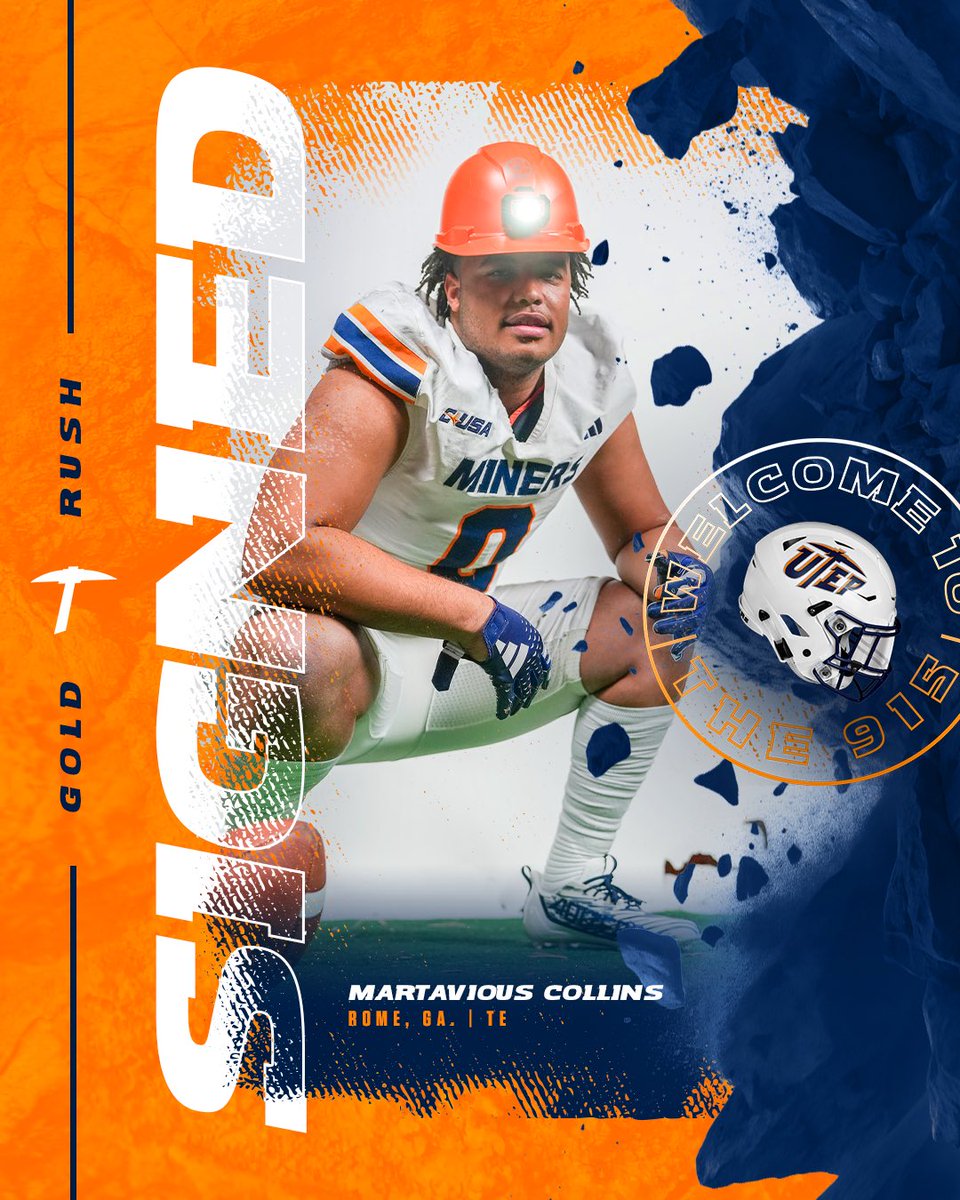 𝓼𝓲𝓰𝓷𝓮𝓭✍️ —&gt; Martavious Collins 

Welcome to the 915‼️

#WinTheWest 🏈
#PicksUp ⛏️
#OKG 😤