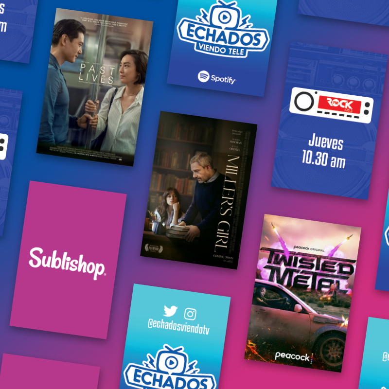 Mañana Jueves 21 de diciembre a las 10:30 am, en La Rock FM 105.5, <a href="/echadosviendoTV/">Echados Viendo Tele</a>  tendremos estos temas:

🔹 Past Lives
🔹 Tráiler: Miller's Girl
🔹 Twisted Metal

Powered by <a href="/sublishopnic/">Sublishop Nicaragua</a>