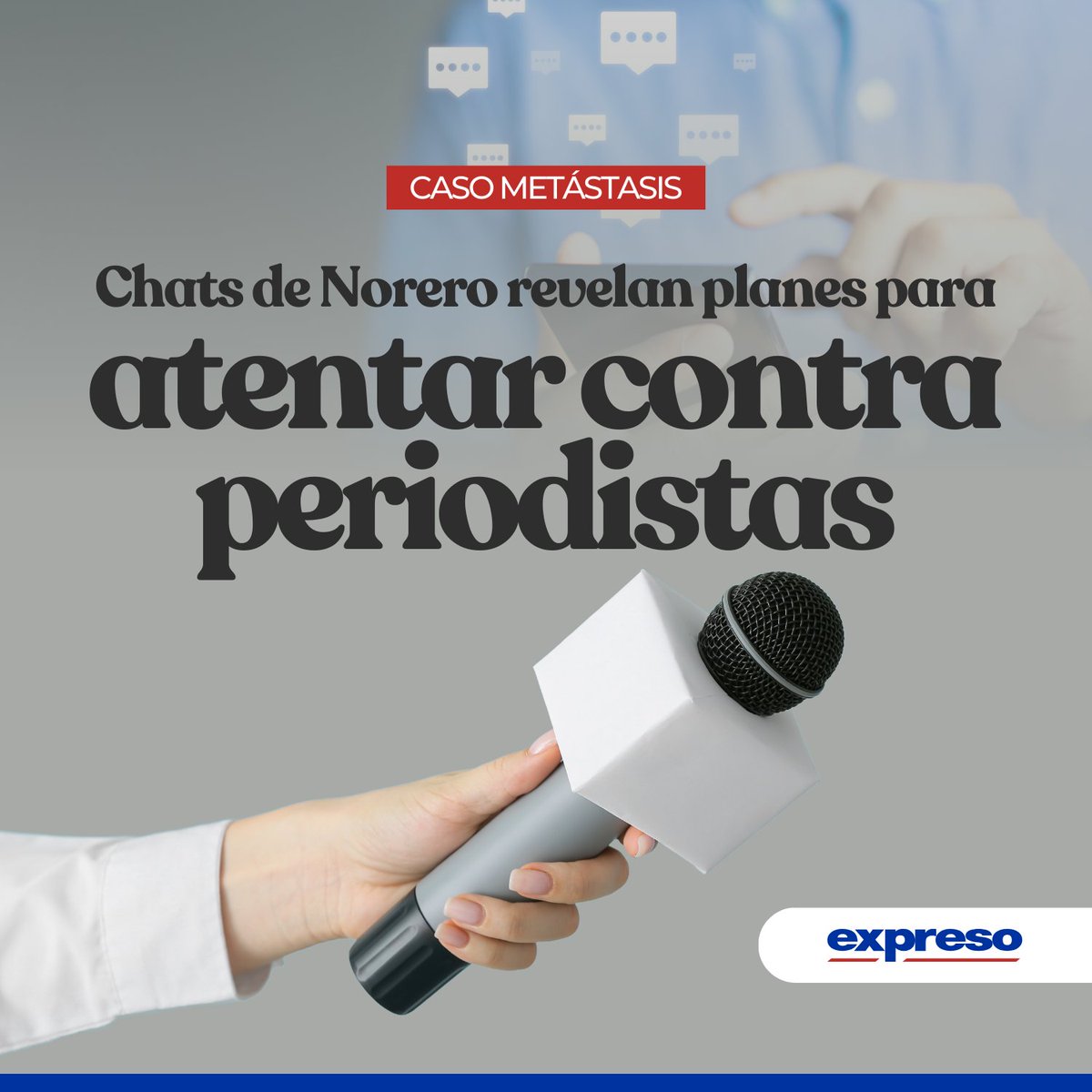 Planeaban callar al mensajero, no el mensaje. Los chats de Leandro Norero, difundidos por la Fiscalía en el denominado caso Metástasis, también revelan la inconformidad del capo del narcotráfico asesinado con la prensa y su trabajo sobre él.

Revísalo aquí 👉