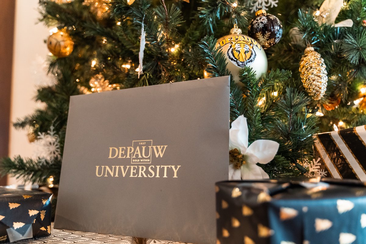 The best kind of gift is the one that holds your future. Here's to the next chapter! 🎓🌟 #DePauwAcceptance #FutureTiger