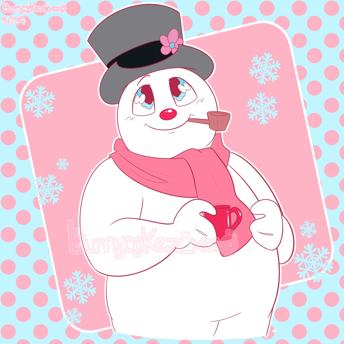 #Christmas2023 #Christmas #winter #winterholiday #holiday #snowman #frostythesnowman #fanart #digitalart #art #artistsontwitter #cuteart 

Thought it'd be fitting to draw Frosty for the holiday season ❄️☃️ (I loved drawing him sm, he's so CUTE SDHOAUDSA)