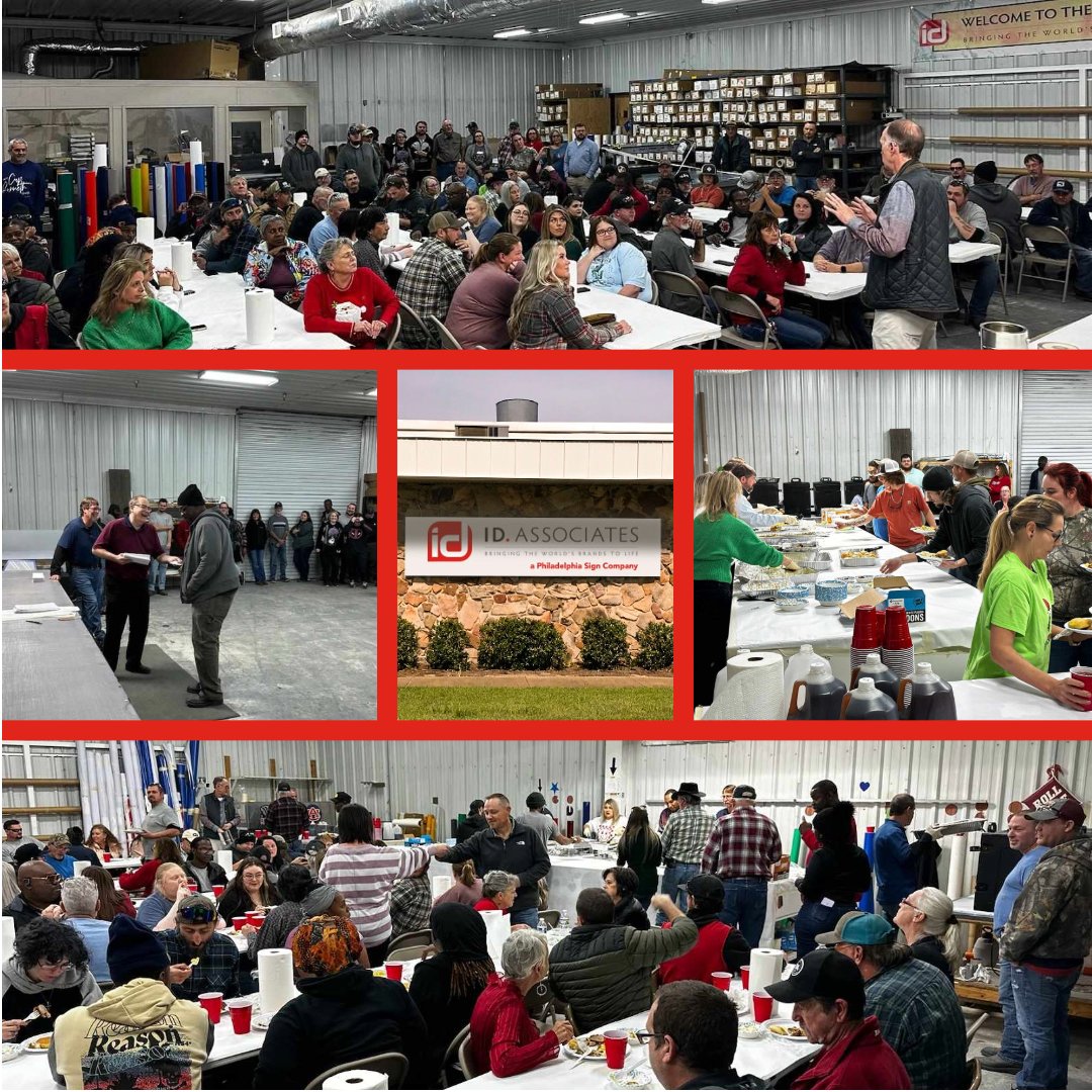 pscosigngroup's tweet image. Our teams continue celebrating the season; this was more than just a party! ID Associates, Inc. gathering in Dothan, AL, was a heartwarming reminder of the importance of community and celebrating an amazing 2023 they achieved together. #holidayparty #signindustry #PSCOSignGroup