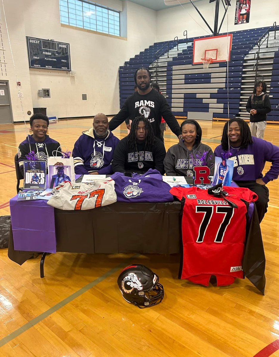 RRACKLEY9's tweet photo. The Best is yet to come!!! 
Congrats to our boys on signing !!!
@RamsFootballNC 
@KobeCampbell77  + @JMUFootball 
@TheIsiahJones  + @PackFootball https://t.co/gUQpaJELGO