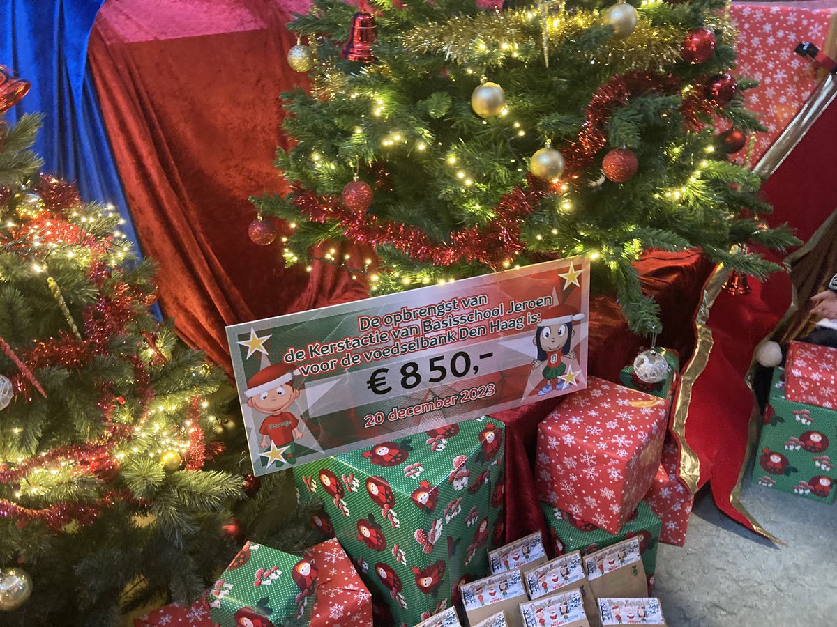 Even wat mooi kerstnieuws. Basisschool Jeroen in Spoorwijk Den Haag brengt geld bijeen voor de voedselbank Haaglanden. Dit door 10 dagen blikjes te verzamelen met leerlingen. Wat een actie!
