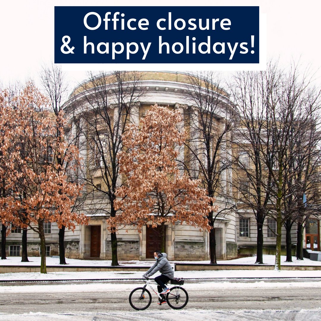 Our office will close for the holidays starting at 3 pm on December 20. We will re-open virtually on January 3 and in-person hours will resume on January 8. Learn about the Verification of Illness (VOI) form and other important info here on our LinkTree: linktr.ee/woodsworthregi…