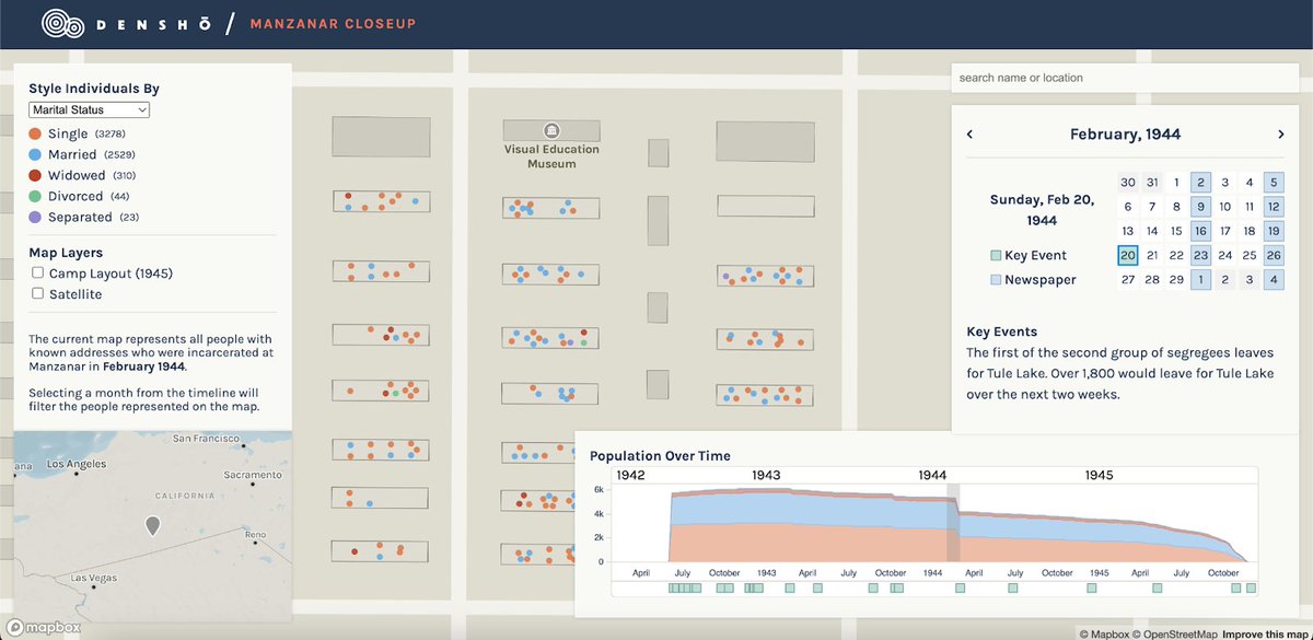 We just launched a new site 'Manzanar CloseUp', an in-depth view of daily life at the Manzanar Concentration Camp in California during WWII, in collaboration with @DenshoProject. Read more on our blog, and check out the recorded webinar here: stamen.com/visualizing-ja…