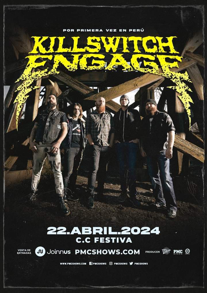 Abraham Ibáñez Meléndez (@ibanezabraham) on Twitter photo Que bacan que #Perú poco a poco se vuelva una mejor plaza para los conciertos de metal. Tremendo show se viene el 2024 con <a href="/kseofficial/">Killswitch Engage</a> y como mínimo debe telonear <a href="/SerialAsesino/">Serial Asesino</a> Que bacan que #Perú poco a poco se vuelva una mejor plaza para los conciertos de metal. Tremendo show se viene el 2024 con <a href="/kseofficial/">Killswitch Engage</a> y como mínimo debe telonear <a href="/SerialAsesino/">Serial Asesino</a>