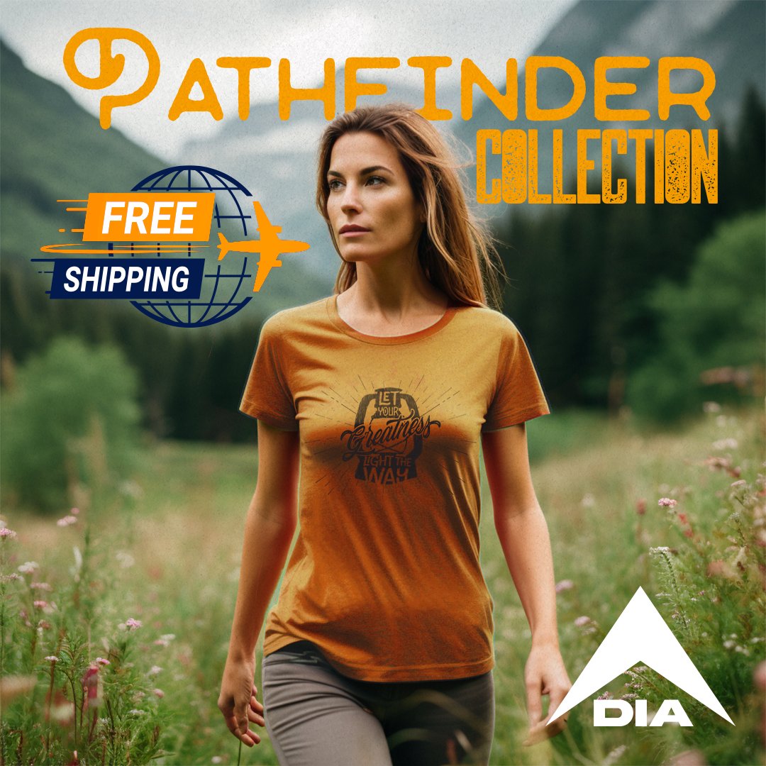 Shine bright and make your mark. Get your DIA Pathfinder T-Shirt now and let your greatness lead the way: vist.ly/r6kn

#lightyourpath #greatnesstee #diapathfinder #freeshipping #inspireeveryday #DIA #DIAEveryday #DIAMindset #greatness #veterans