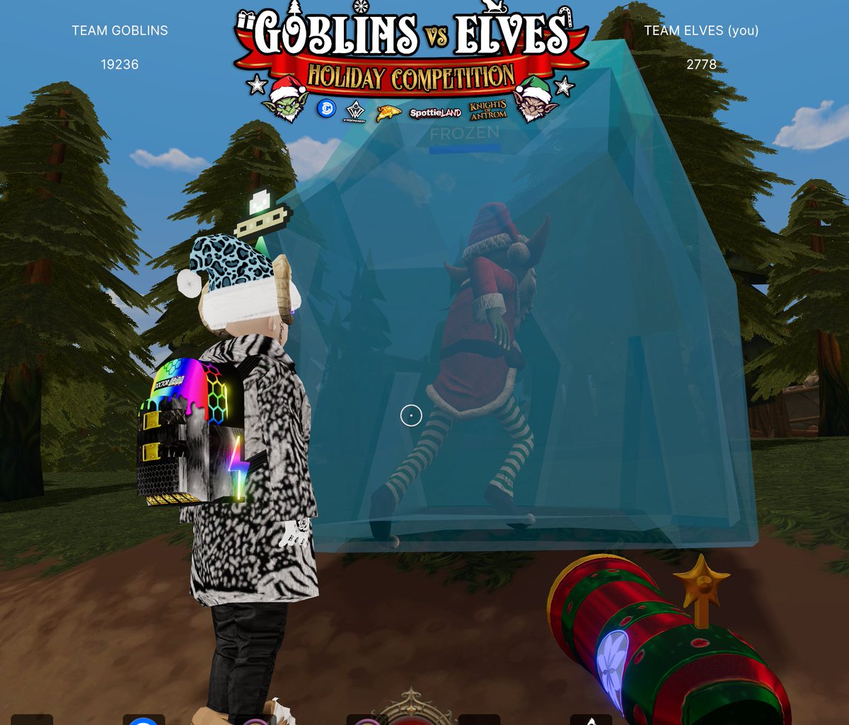 Did you catch that little rascal goblin yet? Don't forget to jump into the Elf vs. Goblin holiday showdown for some epic festive vibes! 🎄

📷 <a href="/DOCTORdrippNFT/">DOCTORdripp</a>