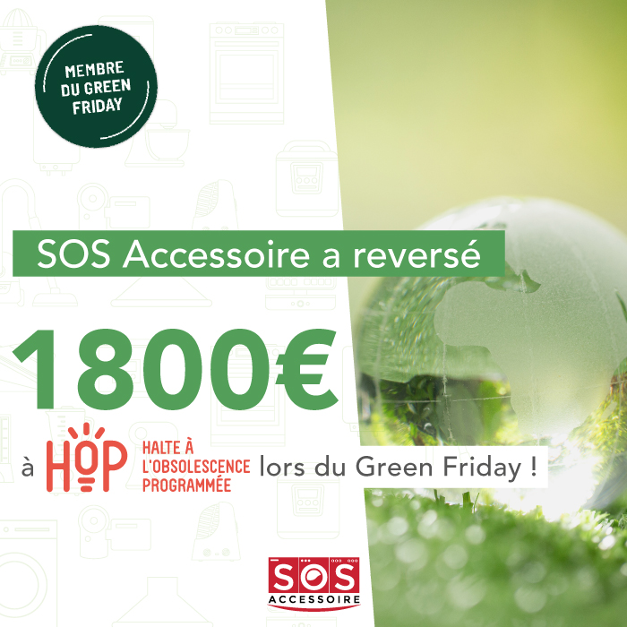 sosaccessoire's tweet image. #GreenFriday #EconomieCirculaire #Consoresponsable

💪 En novembre, nous avons participé au Green Friday !

💚Nous nous sommes engagés à reverser 10% notre CA à @HalteOP.

👍Nous sommes fiers de contribuer à leurs côtés à lutter contre le gaspillage électroménager.