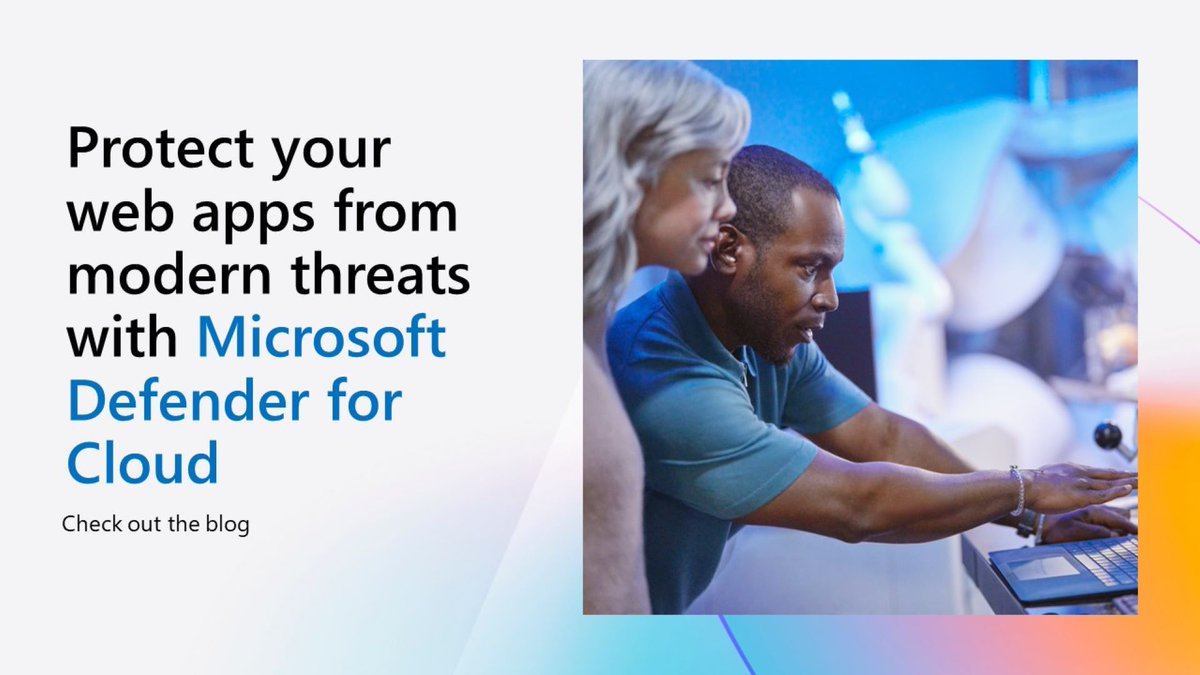 Azure's tweet image. 🔒 Migrating your app development to the cloud, but worried about security? 

Learn how to safeguard your apps with Defender for Cloud: msft.it/6016iwzoq #AzurePaaS