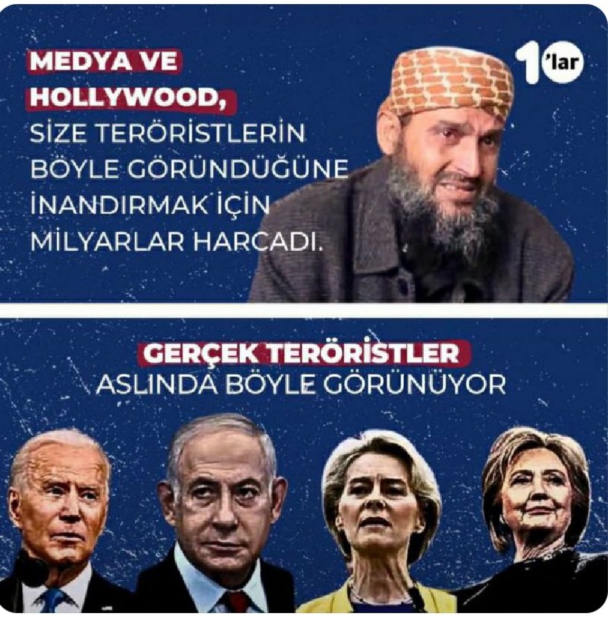 The world learned today that the real terrorists are those in uniform, not those with turbans and beards.

#ÜniversitelerSessizKalma