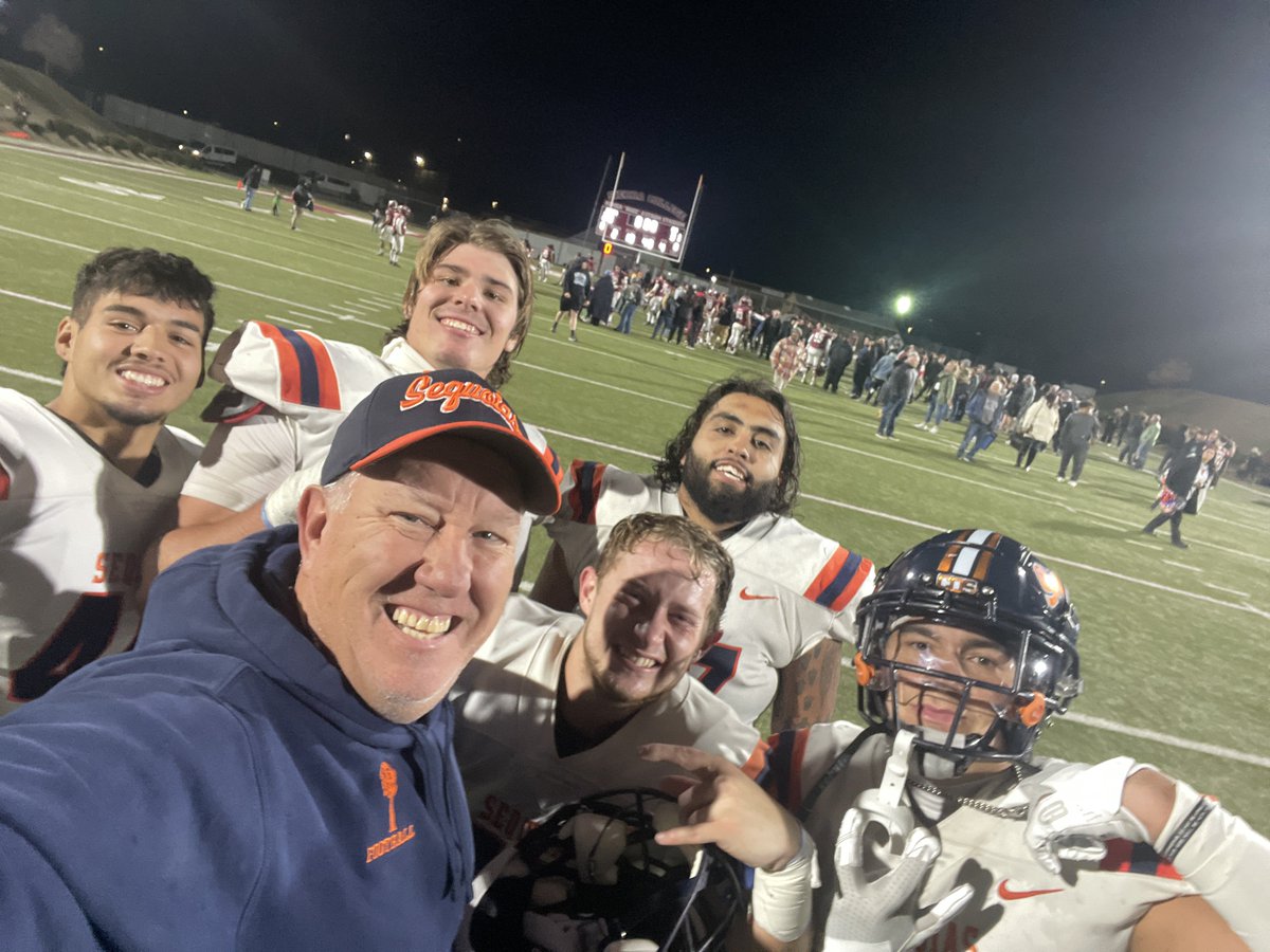 What it’s all about!  <a href="/LindenwoodFB/">Lindenwood Football</a> is getting a physical, play making dude <a href="/Chris_Camy2/">Chris Camy</a> Fired up for his future!
#TraditionGrowsHere
#SequoiaStrong